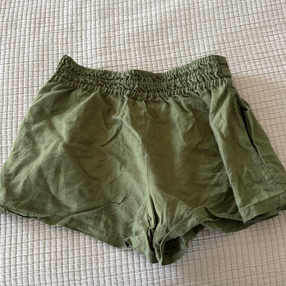 Anthropologie Somerset Linen Pull On Shorts Sz Medium - Picture 5 of 6